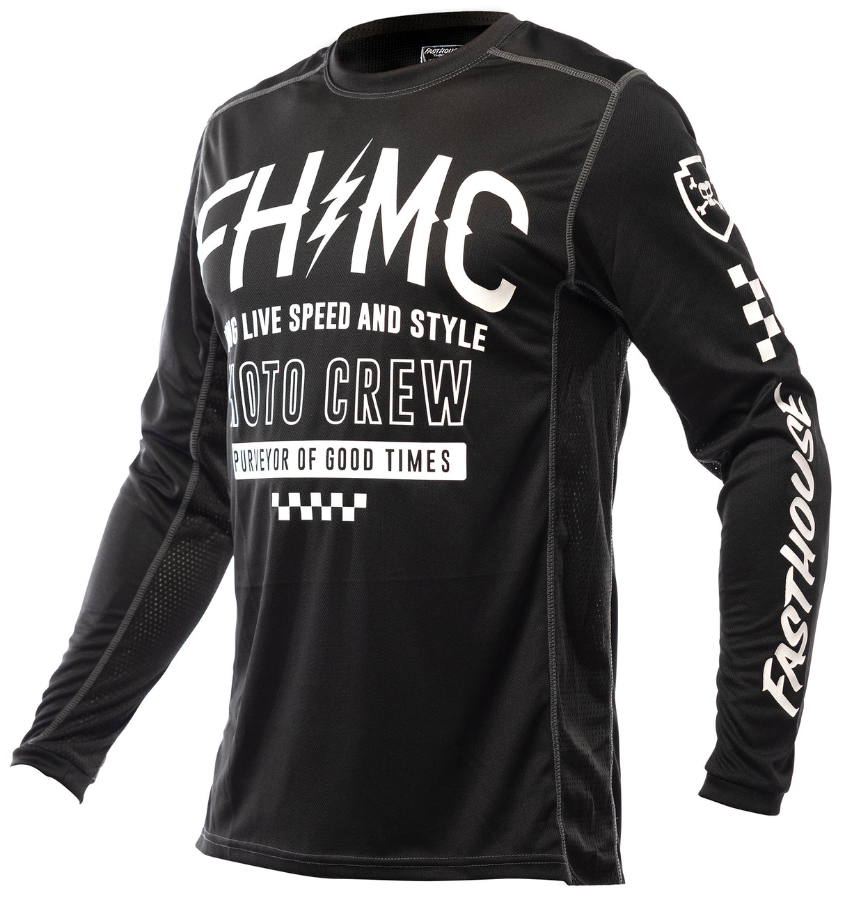 FastHouse GRNDHOUS CYPR JERSEY BLK 2X