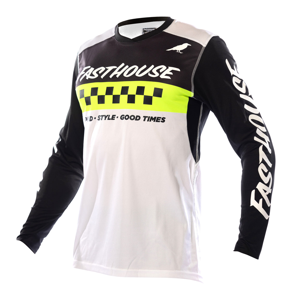 FastHouse ELROD JERSEY BLK/HIGH VIZ XL - ELROD JERSEY BLK/HIGH VIZ