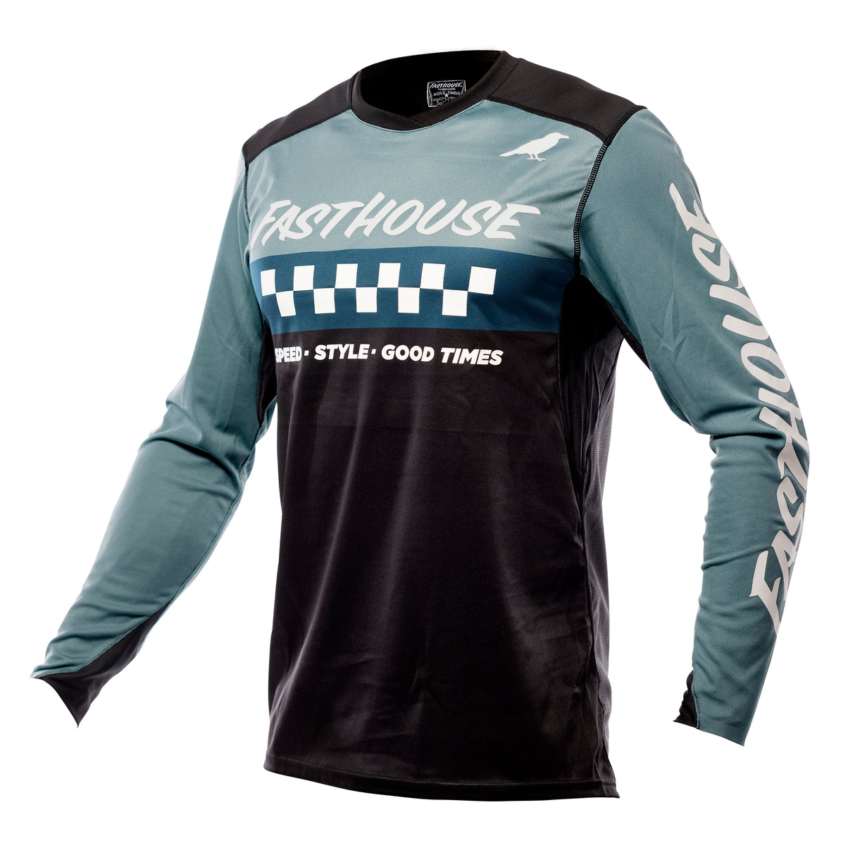 FastHouse ELROD JERSEY INDIGO/BLK SM - ELROD JERSEY INDIGO/BLK