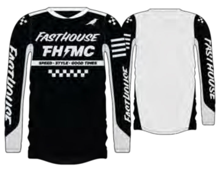 FastHouse A/C ELROD JERSEY BLACK SM - A/C ELROD JERSEY BLACK
