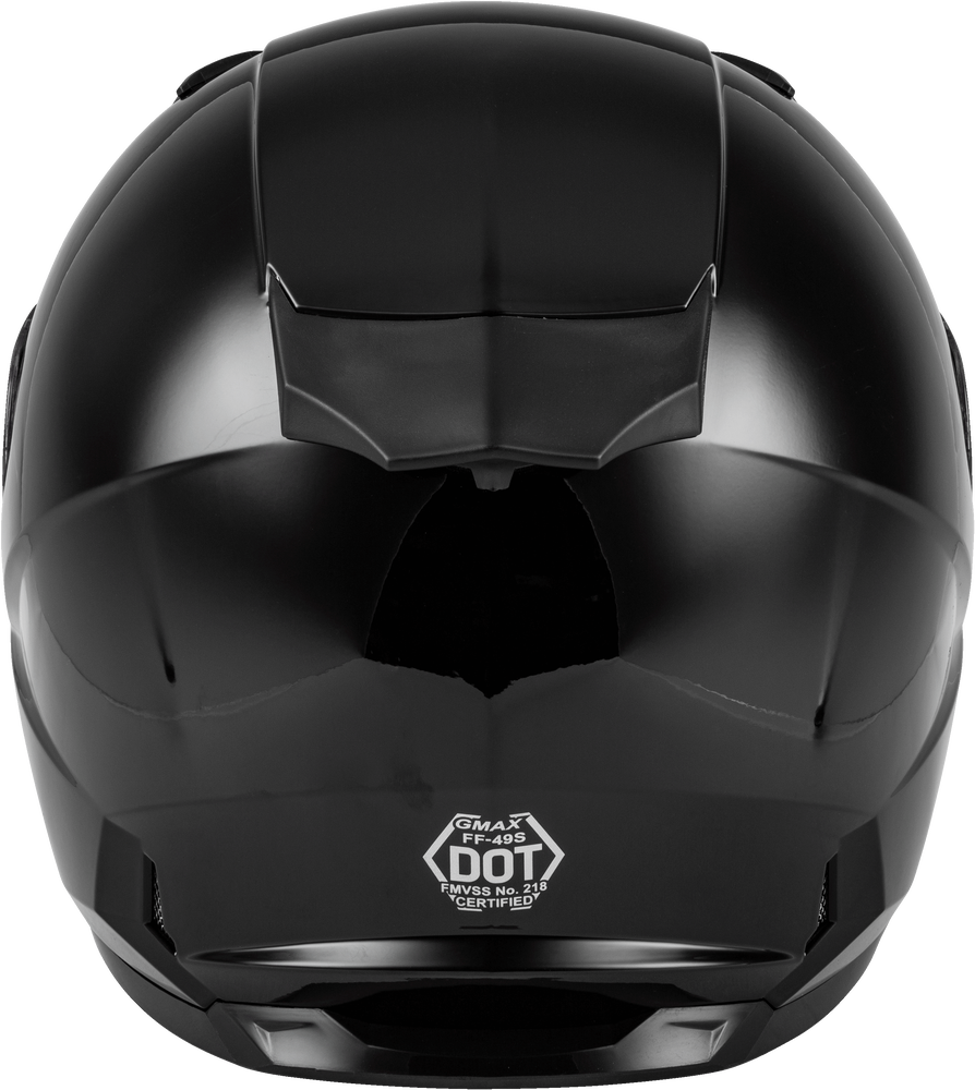 GMAX FF-49S Full Face Snow Black w/Electric Shield Helmet
