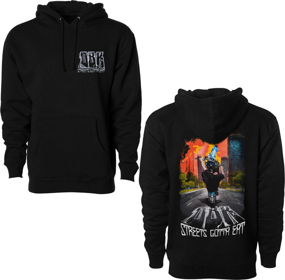 DBK Streets Gotta Eat Black Hoodie