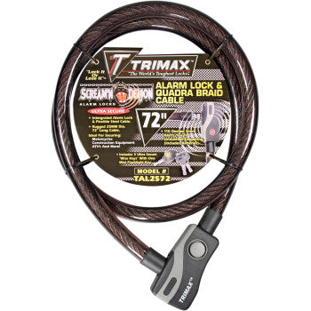 Trimax Alarm Cable Lock 72"