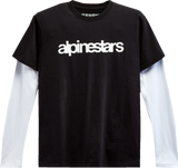 Stack Long-Sleeve Knit T-Shirt