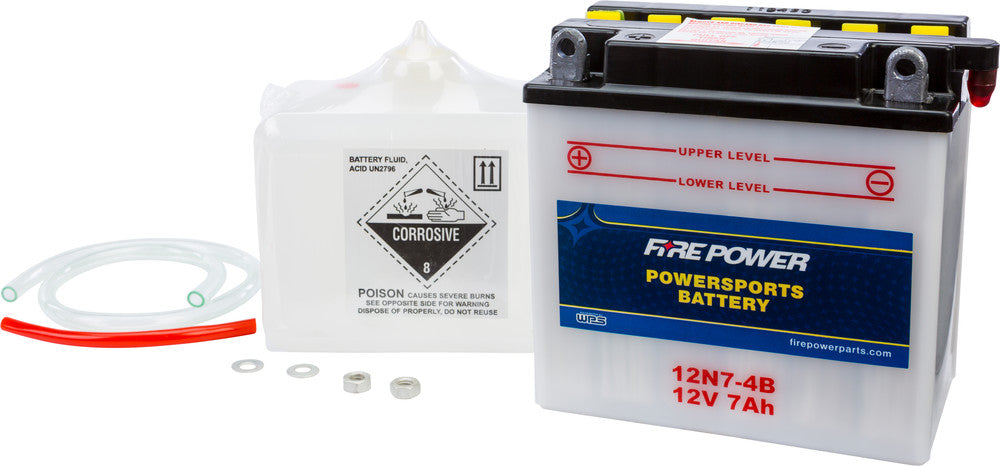 Fire Power Battery W/Acid 12N7-4B 12V - Triumph