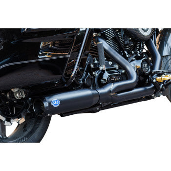 S&S Cycle 2-into-1 Qualifier Exhaust System - 50-State - Black