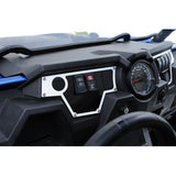 Moose Offroad Dash Plate for RZR Dash Plate - Large - Left - White