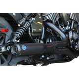 S&S Cycle 2-into-1 Qualifier Exhaust System - Guardian Black - 49-State - Indian Chief
