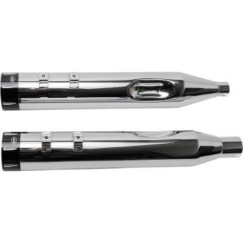 S&S Cycle 4-1/2" MK45 Performance Mufflers - Black Tracer