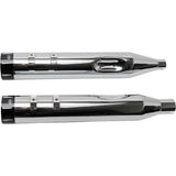 S&S Cycle 4-1/2" MK45 Performance Mufflers - Black Tracer