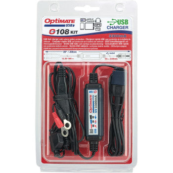 Tecmate OptiMate™ USB-A Charger with Battery Monitor