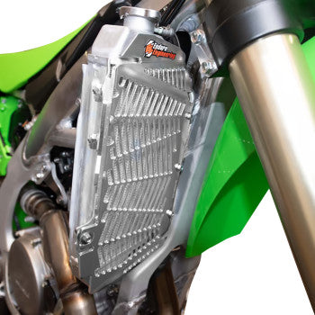 Moose Offroad Radiator Guards Radiator Guards - Silver - Kawasaki