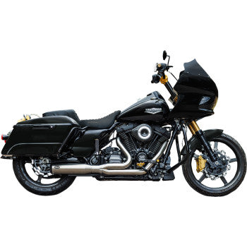 S&S Cycle 2-into-1 Qualifier Exhaust System - 50-State - Silver