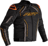 S1 CE JACKET BLK/GRY/NEON ORG TEXTILE