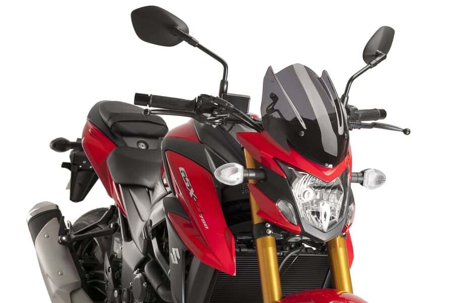PUIG WINDSCREEN NAKED NEW GEN SPORT DARK SMOKE SUZ