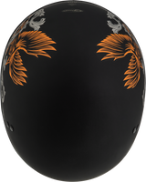 HH-65 Corvus Matte Black/Orange Helmet