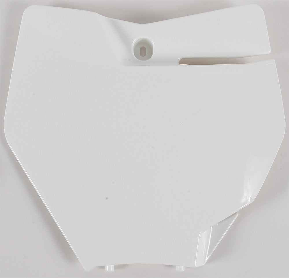 FRONT NUMBER PLATE WHITE