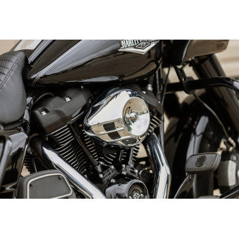 S&S Cycle Stealth Air Cleaner Cover - Air Stream - Chrome