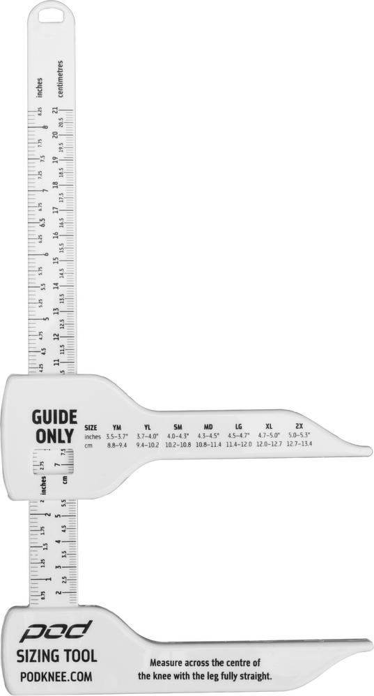 KNEE BRACE SIZING TOOL (WHITE)
