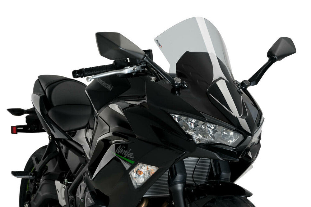 PUIG WINDSCREEN R-RACER SMOKE KAW