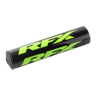 RFX F8 BAR PAD 1 1/8" BLACK / GREEN