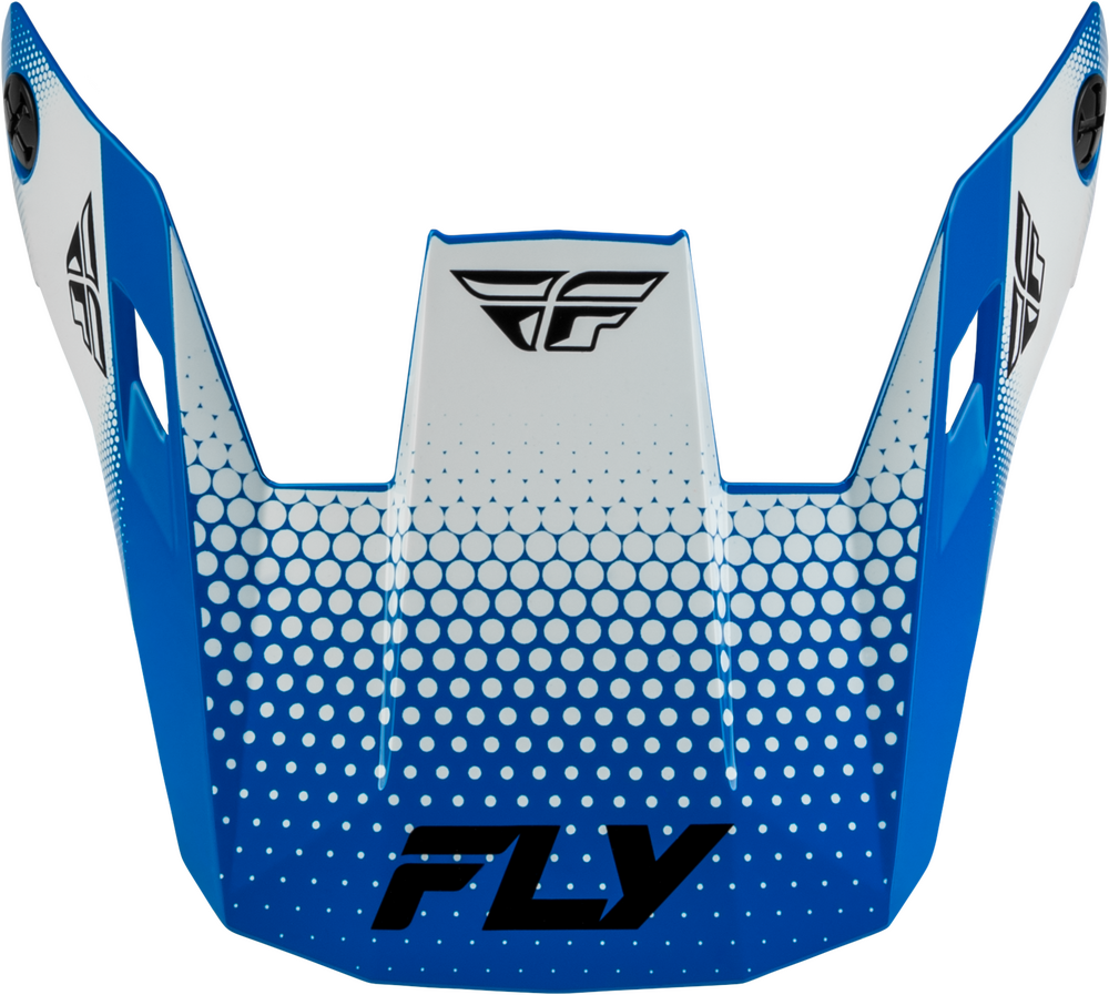 FLY RACING RAYCE SONAR HELMET VISOR BLUE/WHITE/BLACK