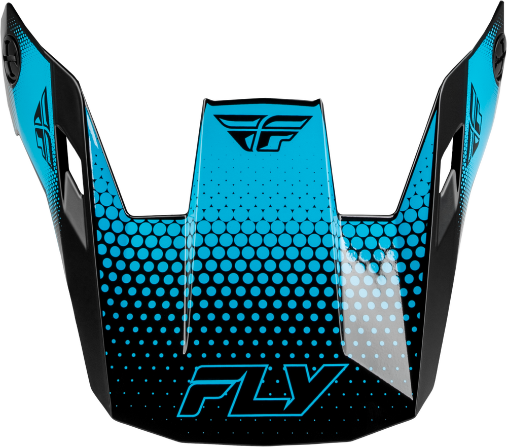 FLY RACING RAYCE SONAR HELMET VISOR BLACK/ELECTRIC BLUE