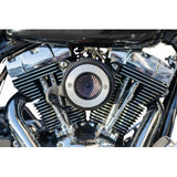 S&S Cycle Air Stinger Stealth Air Cleaner Kit - Chrome Ring