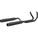 S&S Cycle El Dorado Dual Exhaust System - Black - Black Thruster