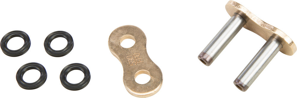 FIRE POWER O-RING RIVET MASTER LINK 530 GOLD