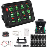 Moose Offroad Gang Switch Panel Gang Switch Panel - 12 Position