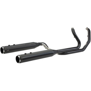 S&S Cycle El Dorado Dual Exhaust System - Black - Black Thruster