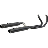 S&S Cycle El Dorado Dual Exhaust System - Black - Black Thruster