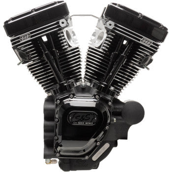 S&S Cycle T124 High Compression Long Block Engine - Touring