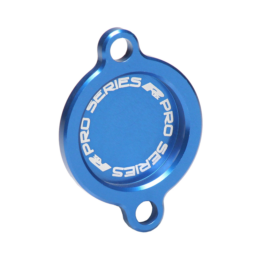 RFX OIL FILTER COVER BLUE KTM/HUSQ/GAS