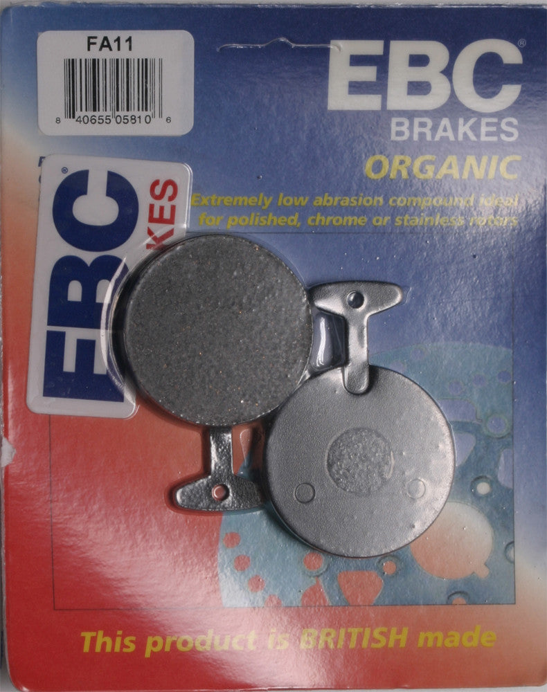 EBC BRAKE PADS FA11 ORGANIC