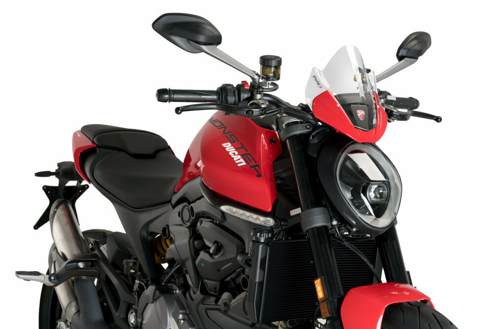 PUIG WINDSCREEN SPORT CLEAR OEM FLYSCREEN ONLY DUC
