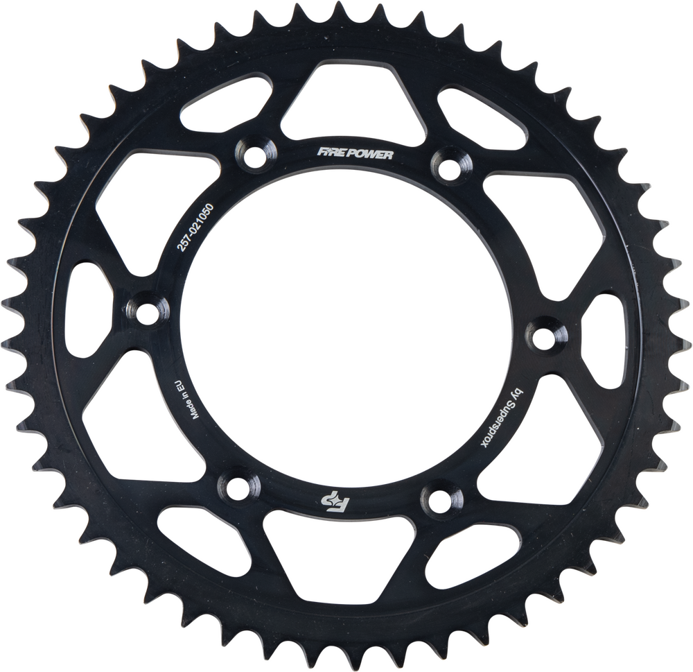 FIRE POWER REAR SPROCKET STEEL 50T BLK