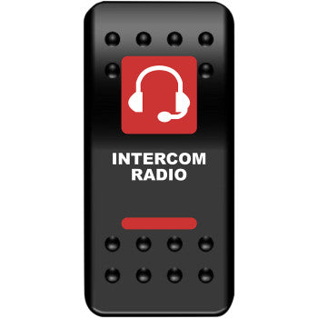 Moose Offroad Rocker Switch Rocker Switch - Intercom - Red