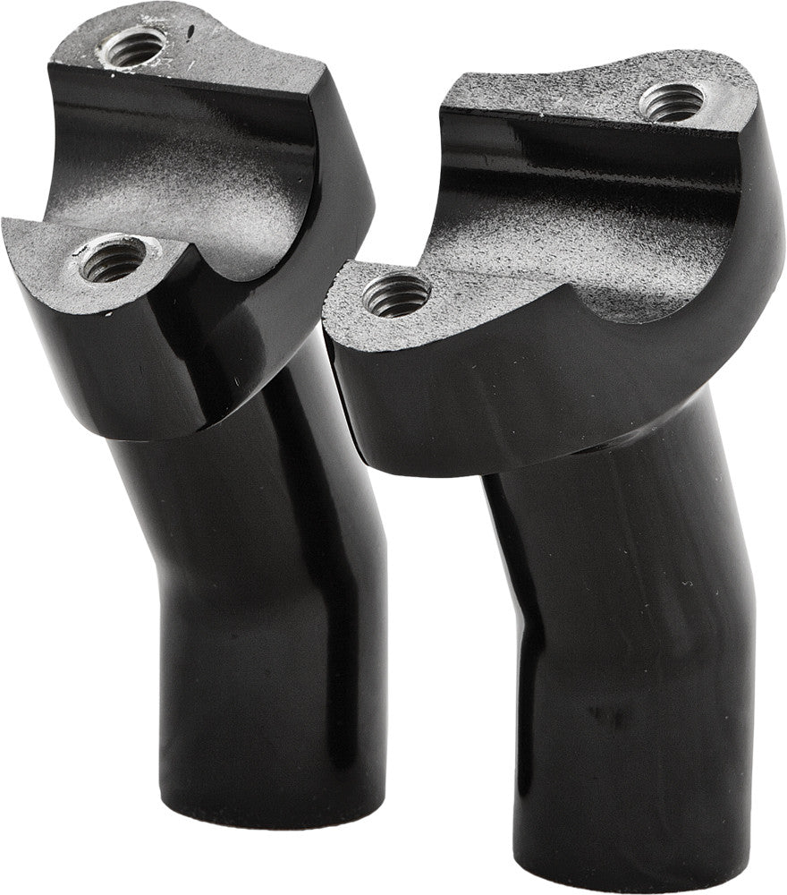 HARDDRIVE H-BAR RISERS 3.5" PULLBACK BLACK