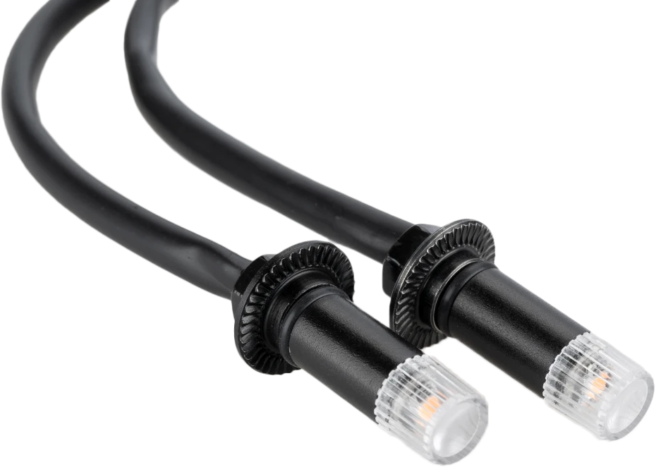 PUIG TAB TURN SIGNALS BLACK W/CLEAR LENS