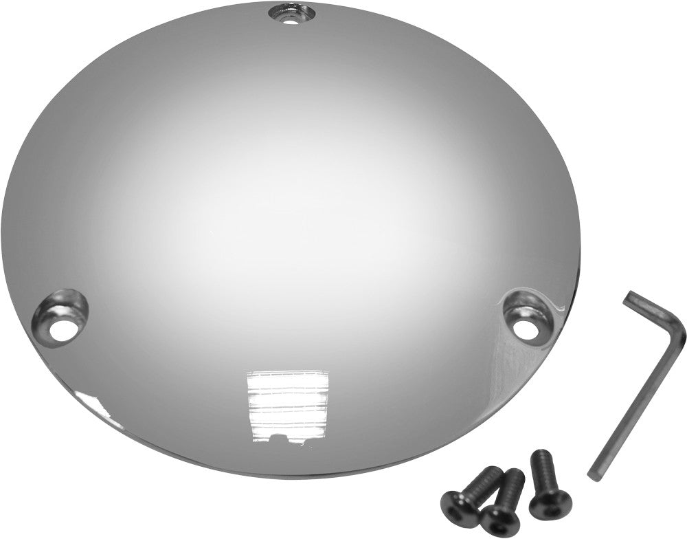 HARDDRIVE DOME DERBY COVER CHROME BIG TWIN 84-98