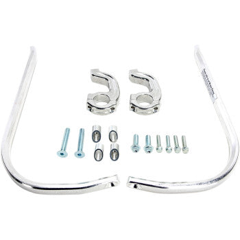 Moose Offroad Contour Handguards — Contour Contour Handguards - Magura - Silver