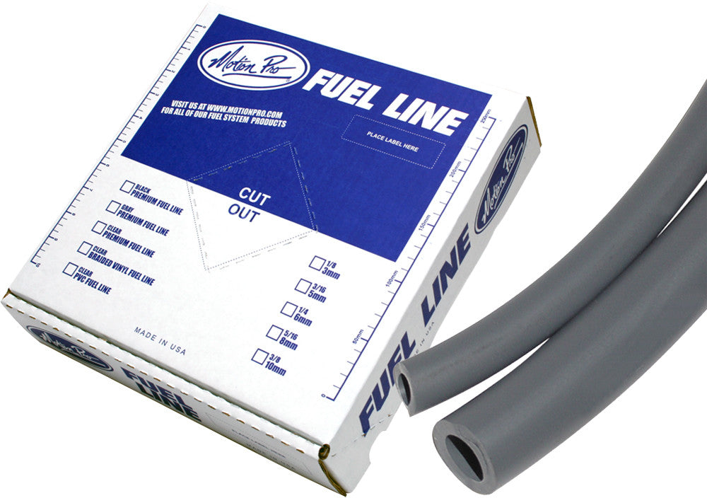 MOTION PRO TYGON GREY FUEL LINE 5/16"X25'