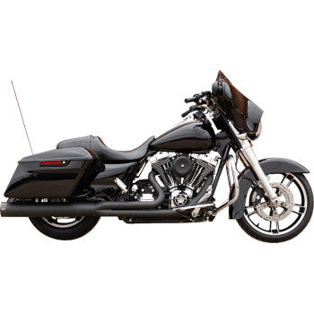 S&S Cycle 2-into-1 Sidewinder Exhaust System - 50 State - Black - Touring '07-'16