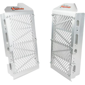 Moose Offroad Radiator Guards Radiator Guards - Silver - Triumph