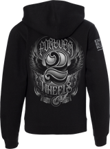 DBK Two Wheels Youth Black Hoodie