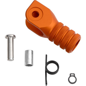 Moose Offroad Knurled Shift Tip Knurled Shift Lever Tip - 0 mm - Orange