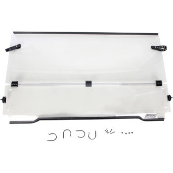 Moose Offroad Full Folding Windshield Full Folding Windshield - Mule