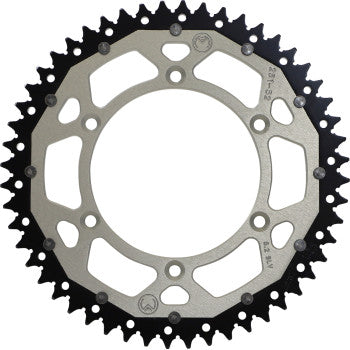 Moose Offroad Dual Sprocket Dual Sprocket - 52 Tooth - Silver - Yamaha
